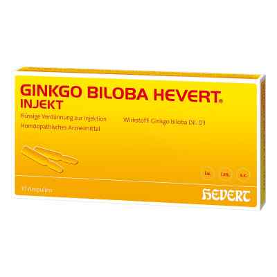 Ginkgo Biloba Hevert w ampułkach 10 szt. od Hevert Arzneimittel GmbH & Co. K PZN 03816216