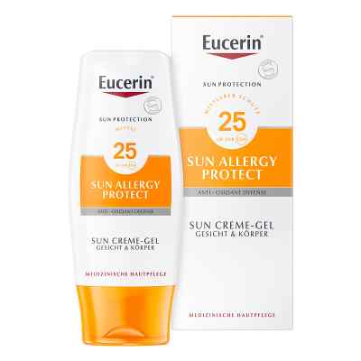 Eucerin Sun SPF 25 Żel-krem do opalania do skóry alergicznej zamów na apo-discounter.pl