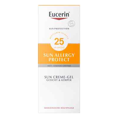 Eucerin Sun SPF 25 Żel-krem do opalania do skóry alergicznej zamów na apo-discounter.pl