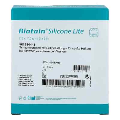Biatain Silicone Lite Schaumverband 7,5x7,5cm zamów na apo-discounter.pl