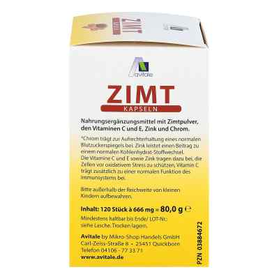 Zimt Kapseln 500 mg+Vitamin C+e Zimt Kapseln 500 mg+Vitamin C+e