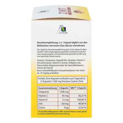 Zimt Kapseln 500 mg+Vitamin C+e Zimt Kapseln 500 mg+Vitamin C+e