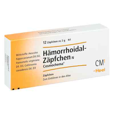 Haemorrhoidal Zaepfchen N 12 szt. od Biologische Heilmittel Heel GmbH PZN 03914918