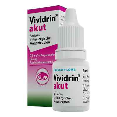 Vividrin akut Azelastin antiallerg. Augentr. zamów na apo-discounter.pl