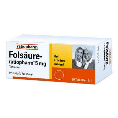 Folsaeure Ratiopharm 5 mg Tabl. zamów na apo-discounter.pl