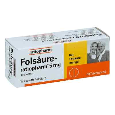 Folsaeure Ratiopharm 5 mg Tabl. zamów na apo-discounter.pl