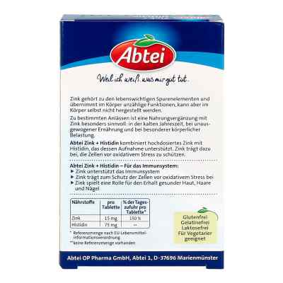 Abtei tabletki cynk + histydyna zamów na apo-discounter.pl