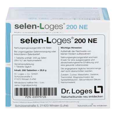 Selen Loges 200 Ne w tabletkach zamów na apo-discounter.pl
