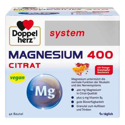 Doppelherz Cytrynian magnesu 400 – granulki zamów na apo-discounter.pl