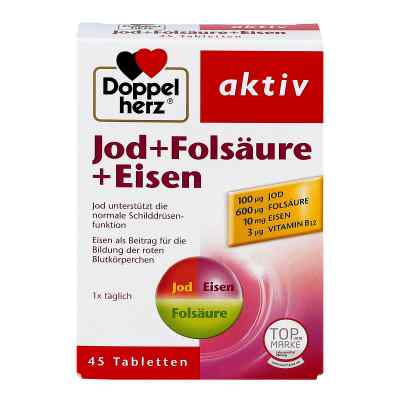 Doppelherz jod+kwas foliowy+żelazo tabletki zamów na apo-discounter.pl