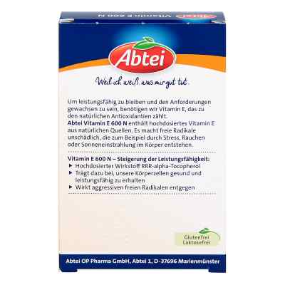 Abtei witamina E 600N kapsułki Abtei witamina E 600N kapsułki