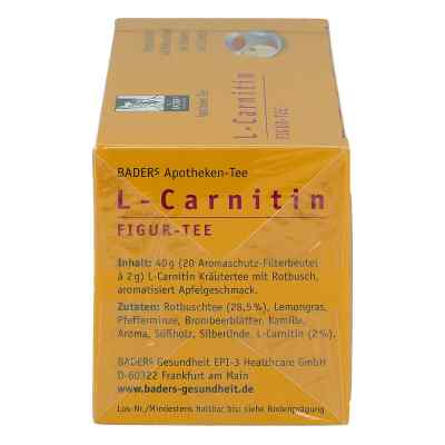 Baders Aktiv Tee L-carnitin herbata w saszetkach zamów na apo-discounter.pl