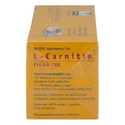 Baders Aktiv Tee L-carnitin herbata w saszetkach zamów na apo-discounter.pl