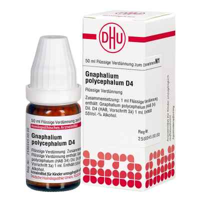 Gnaphalium Polyceph. D 4 Dil. 50 ml od DHU-Arzneimittel GmbH & Co. KG PZN 04218977
