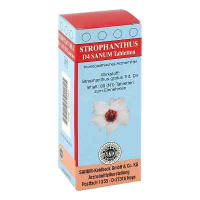 Strophanthus D4 Sanum w tabletkach zamów na apo-discounter.pl