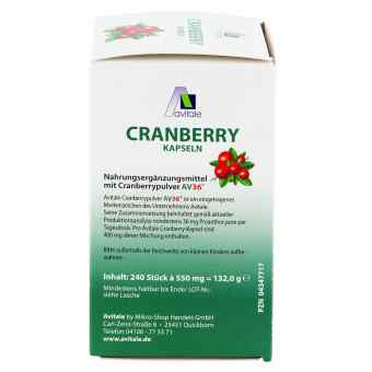 Cranberry kapsułki 400 mg zamów na apo-discounter.pl