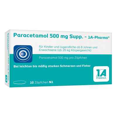 Paracetamol 500 mg Supp. 1a Pharma Suppos. zamów na apo-discounter.pl