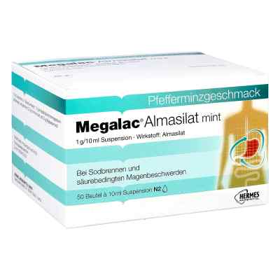 Megalac Almasilat mint Susp. 50X10 ml od HERMES Arzneimittel GmbH PZN 04745808