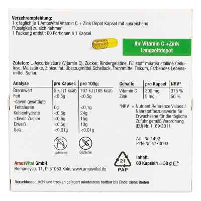 Vitamin C + Cynk Depot kapsułki zamów na apo-discounter.pl