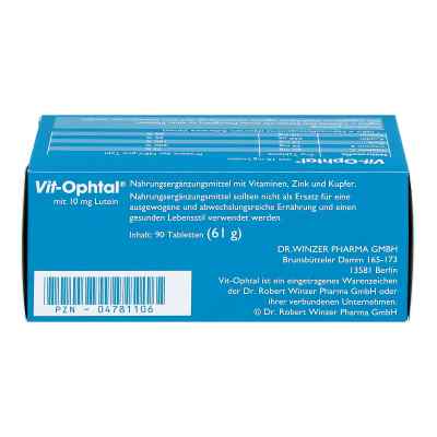 Vit Ophtal mit 10 mg Lutein tabletki zamów na apo-discounter.pl