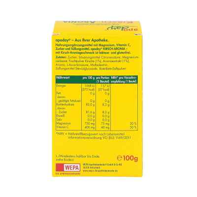 Apoday Kirsch Magnesium+vitam.c Pulver Apoday Kirsch Magnesium+vitam.c Pulver