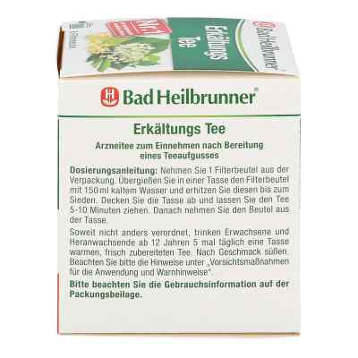 Bad Heilbrunner herbata na przeziębienia saszetki zamów na apo-discounter.pl