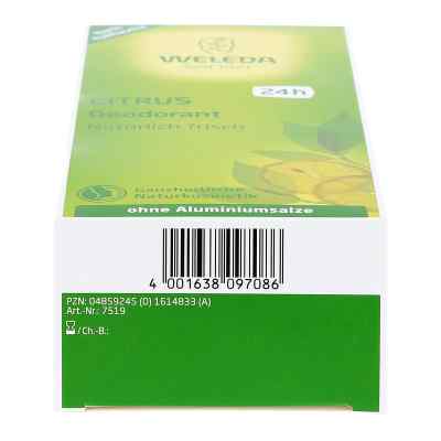 Weleda dezodorant cytrynowy - opakowanie uzupełniające zamów na apo-discounter.pl