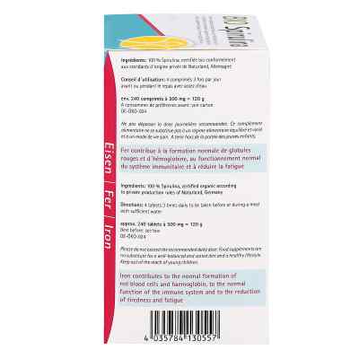Spirulina 500 mg Bio Naturland tabletki zamów na apo-discounter.pl