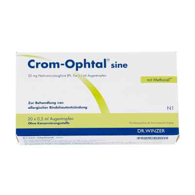 Crom Ophtal sine Edb Augentropfen Crom Ophtal sine Edb Augentropfen