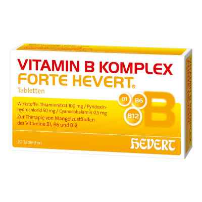 Vitamin B Komplex forte Hevert Tabl. 20 szt. od Hevert Arzneimittel GmbH & Co. K PZN 05003813