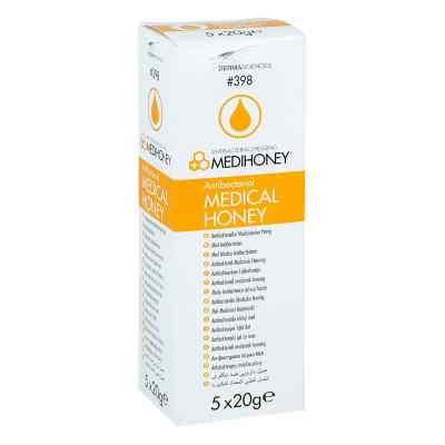Medihoney Antibakterieller med.Honig 5X20 g od ApoFit Arzneimittelvertrieb GmbH PZN 05017086