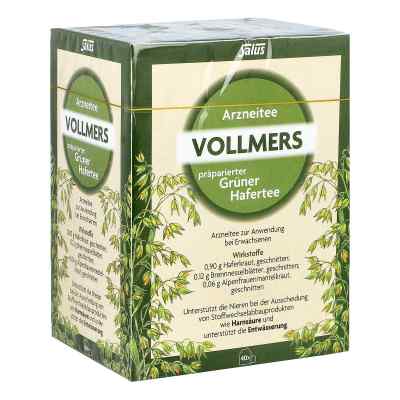Vollmers präparierter grüner Hafertee Filterbeutel zamów na apo-discounter.pl