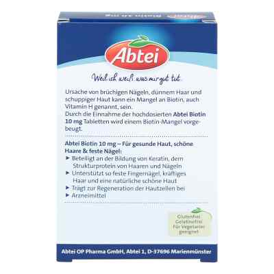 Biotyna 10 mg Abtei tabletki zamów na apo-discounter.pl
