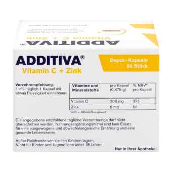 Additiva Witamina C+cynk kapsułki zamów na apo-discounter.pl