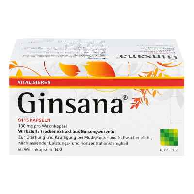 Ginsana G 115 kapsułki z żeń szeniem zamów na apo-discounter.pl