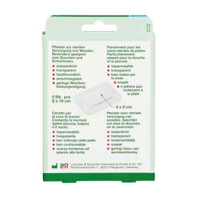 Ratioline Aqua plastry sterylne 8x10cm zamów na apo-discounter.pl
