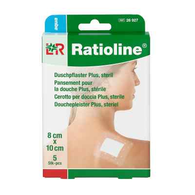 Ratioline Aqua plastry sterylne 8x10cm zamów na apo-discounter.pl