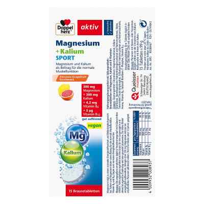 Doppelherz Sport magnez + potas tabletki musujące zamów na apo-discounter.pl