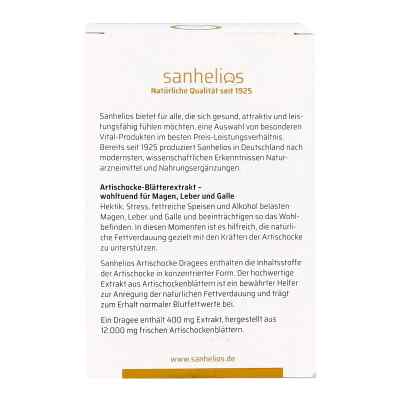 Sanhelios Artischocke Dragees zamów na apo-discounter.pl