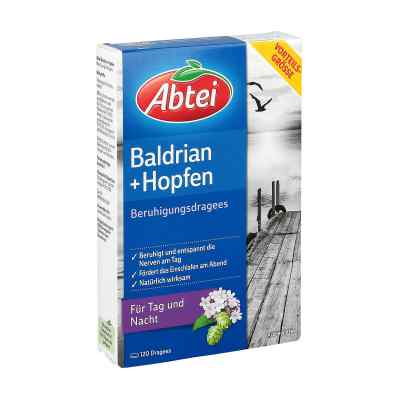 Abtei Baldrian drażetki uspokajające z chmielem zamów na apo-discounter.pl