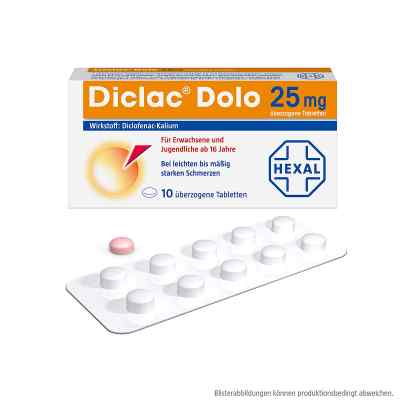 Diclac Dolo 25 mg ueberzogene Tabletten zamów na apo-discounter.pl