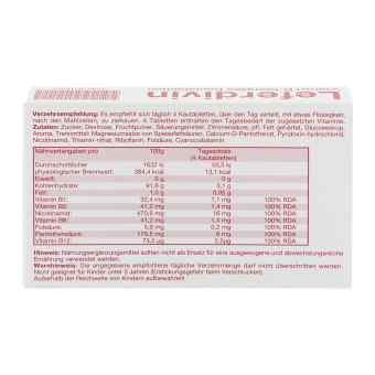 Leferdivin Vitamin B Komplex Kautablette Leferdivin Vitamin B Komplex Kautablette
