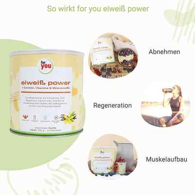For You Eiweiss Power Vanille zamów na apo-discounter.pl