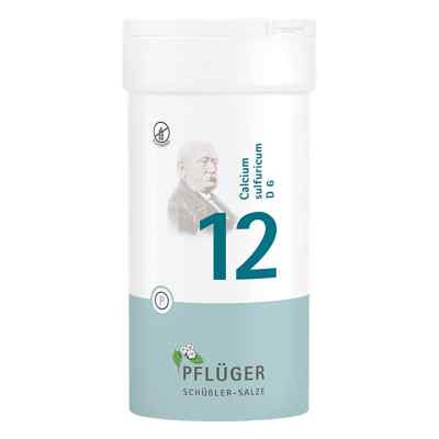 Biochemie Pflueger 12 Calcium sulfuricum D 6 tabletki 400 szt. od Homöopathisches Laboratorium Ale PZN 06320740