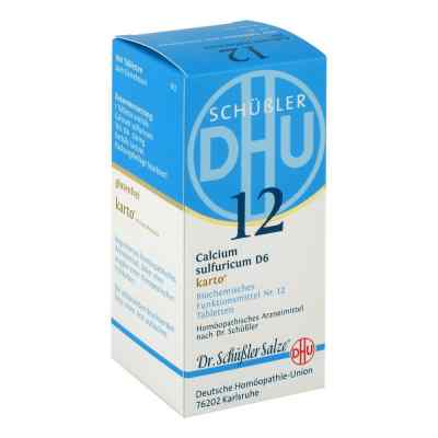 Biochemie Dhu 12 Calcium sulfur.D 6 Karto w tabletkach zamów na apo-discounter.pl