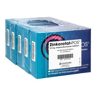Zinkorotat Pos Tabl. 500 szt. od URSAPHARM Arzneimittel GmbH PZN 06340926