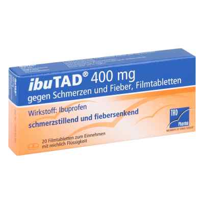 Ibutad 400 mg gg. Schmerzen u.Fieber Filmtabl. zamów na apo-discounter.pl