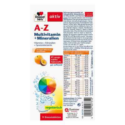 Doppelherz A-Z multiwitamina+minerały tabletki musujące Doppelherz A-Z multiwitamina+minerały tabletki musujące