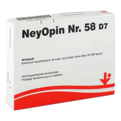 Neyopin Nr.58 D 7 Amp. 5X2 ml od vitOrgan Arzneimittel GmbH PZN 06487061