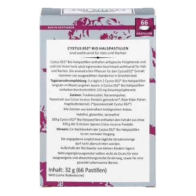 Cystus 052 Bio pastylki na gardło Cystus 052 Bio pastylki na gardło